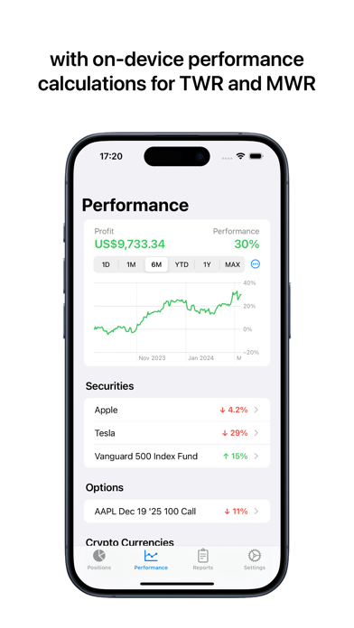 Profit: Portfolio Tracker Screenshot