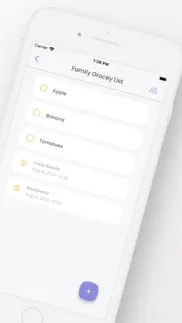 grocery list maker with sync iphone screenshot 2