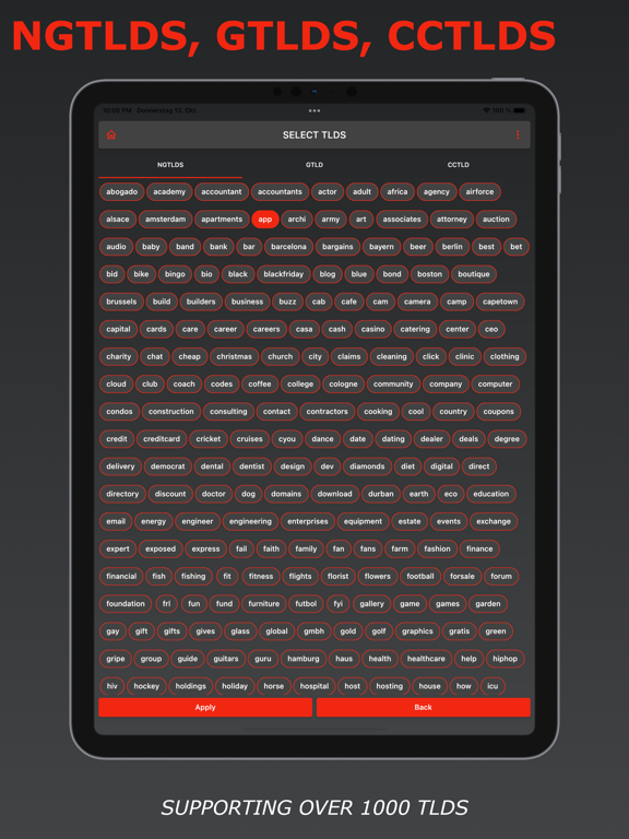 App screenshot