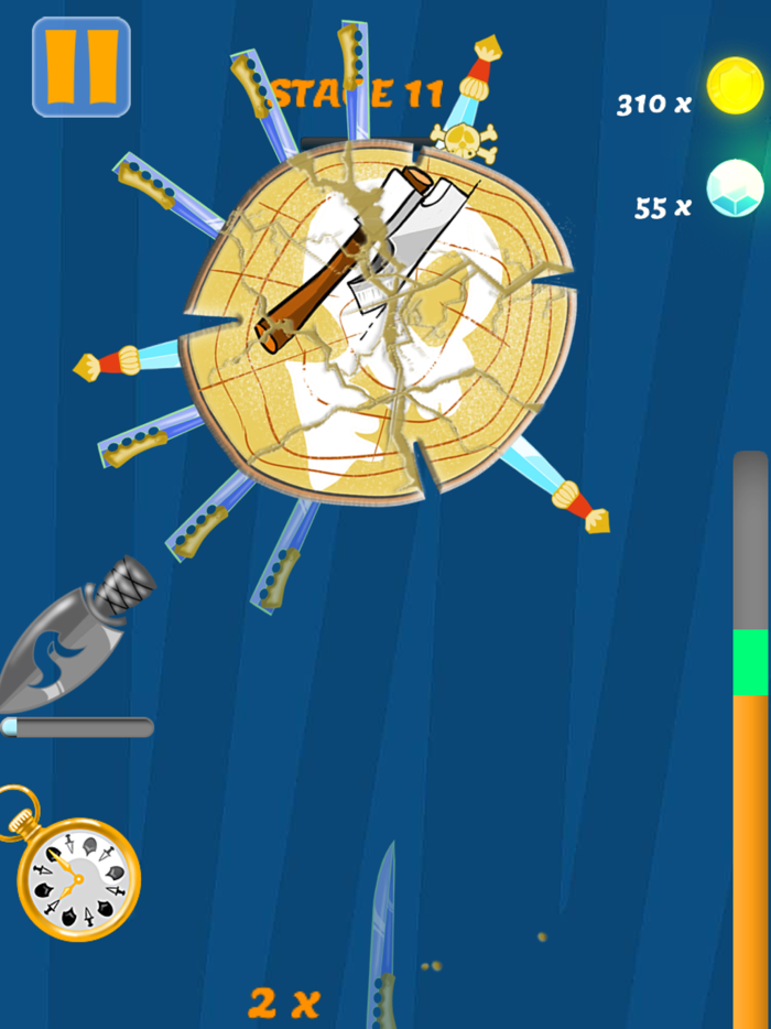 Knife Master dash at Monsters