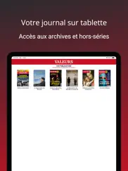 valeurs actuelles iPad Captures Décran 1