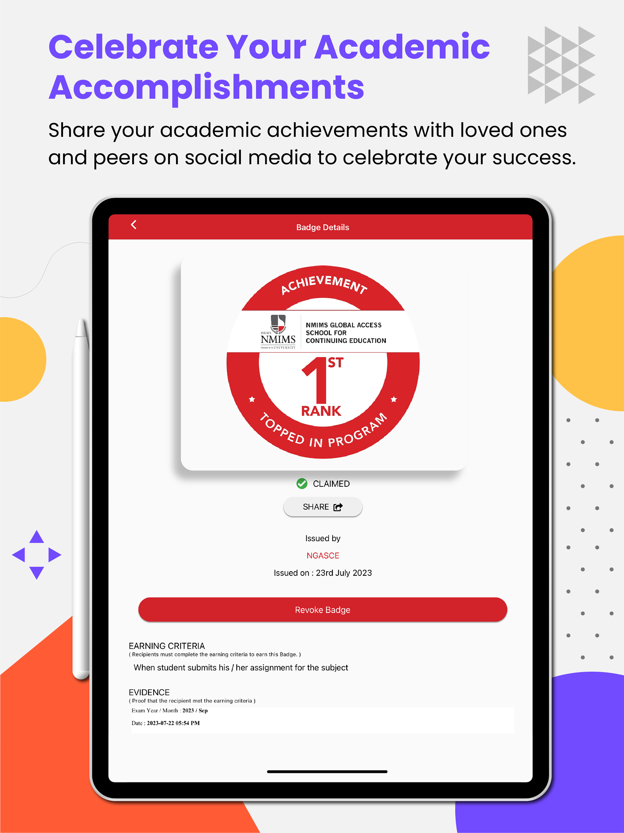 NMIMS CDOE Student App screenshot 15