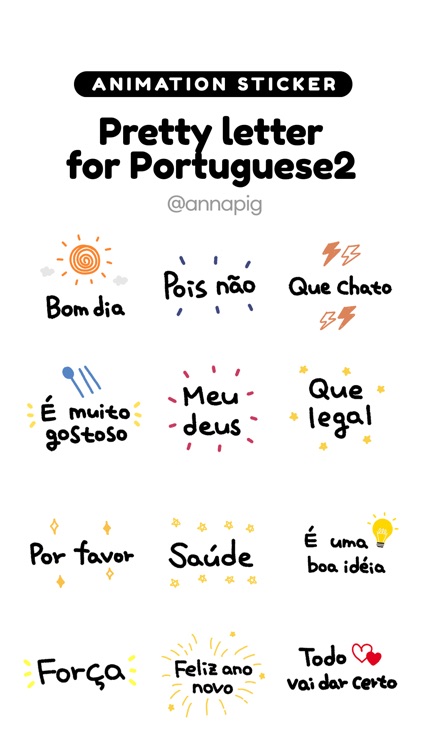 Pretty letter for Portuguese2