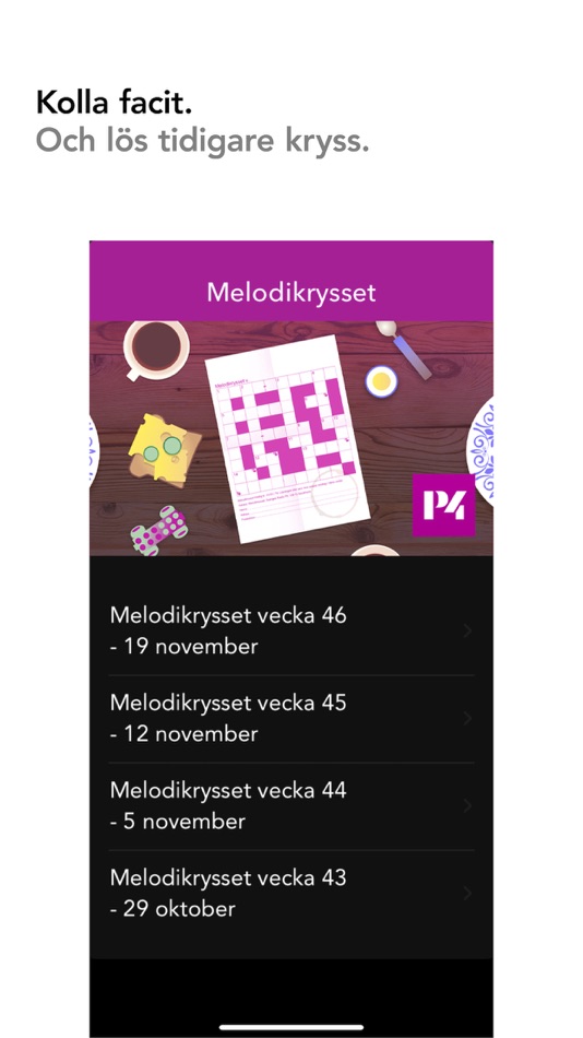 #3. Melodikrysset i P4 (iOS) 来自: Sveriges Radio