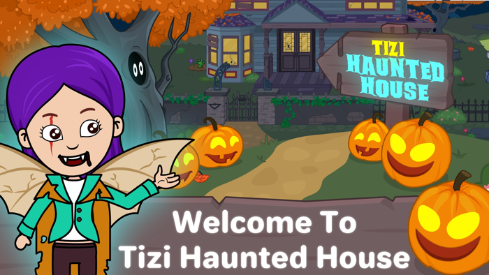 Tizi Town Haunted House Games