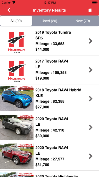 Halterman's Toyota Screenshot