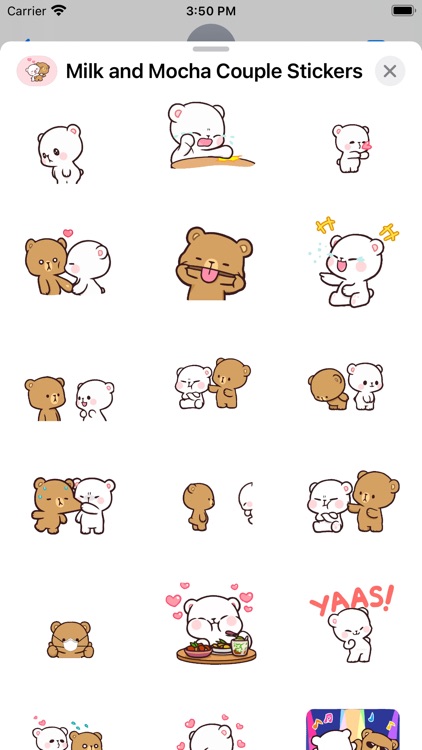 Milk and Mocha Couple Stickers screenshot-4