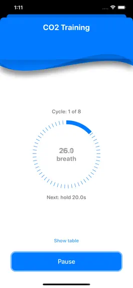 Game screenshot Freedive Apnea Trainer apk