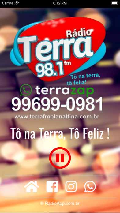 Terra FM Planaltina Screenshot