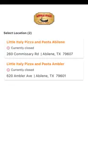 little italy pizza and pasta iphone screenshot 1