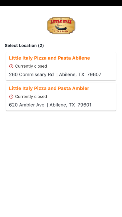 Little Italy Pizza and Pasta Screenshot