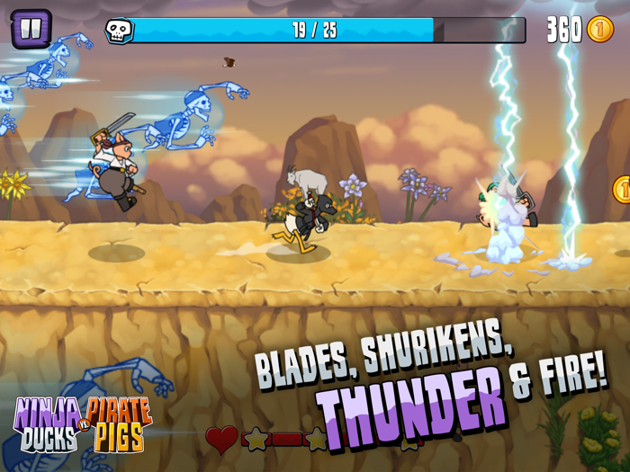 Ninja Ducks vs. Pirate Pigs