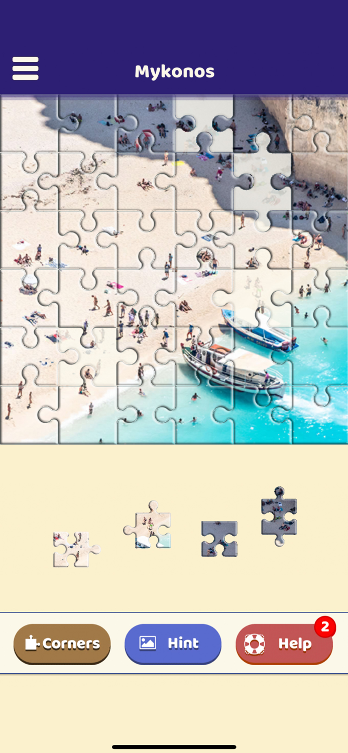 Mykonos Sightseeing Puzzle