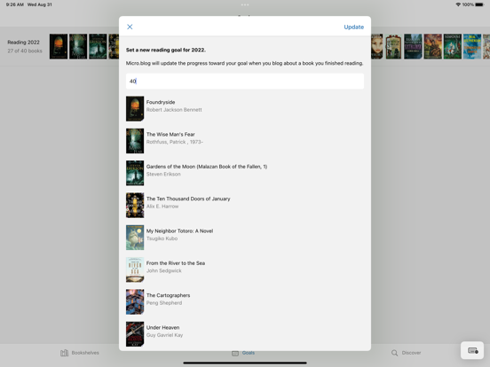 Epilogue for Micro.blog iPad screenshot 4 - Social Networking app