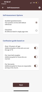 Confession Planner screenshot #3 for iPhone
