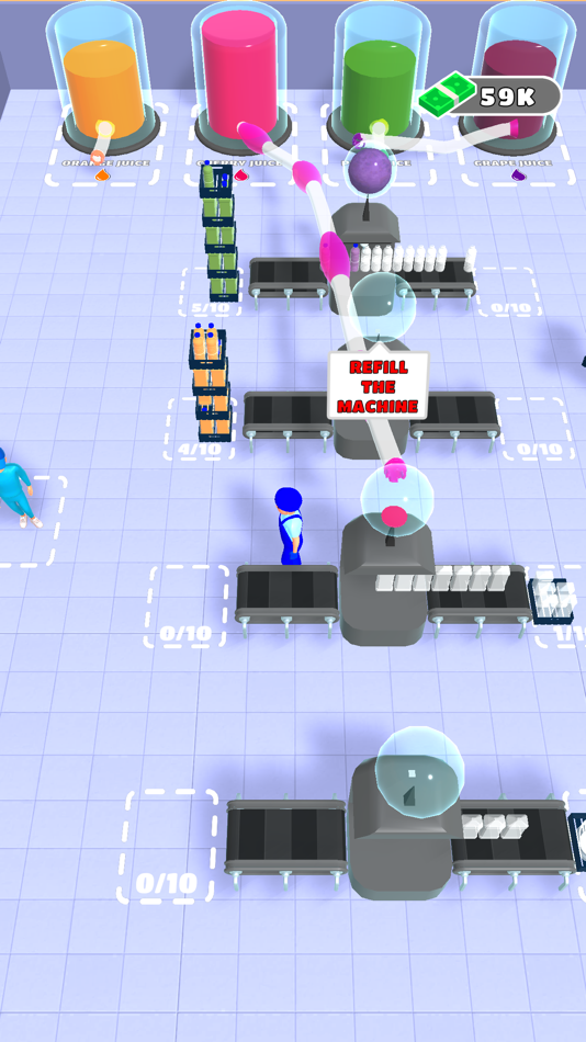 #4. Bottle Up Idle (iOS) Bởi: SEKGAMES Oyun Yazilim Teknoloji ve Pazarlama Anonim Sirketi