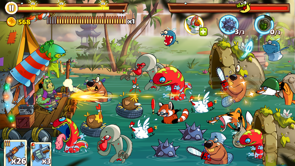 #3. Swamp Attack 2 (iOS) 来自: Moving Eye