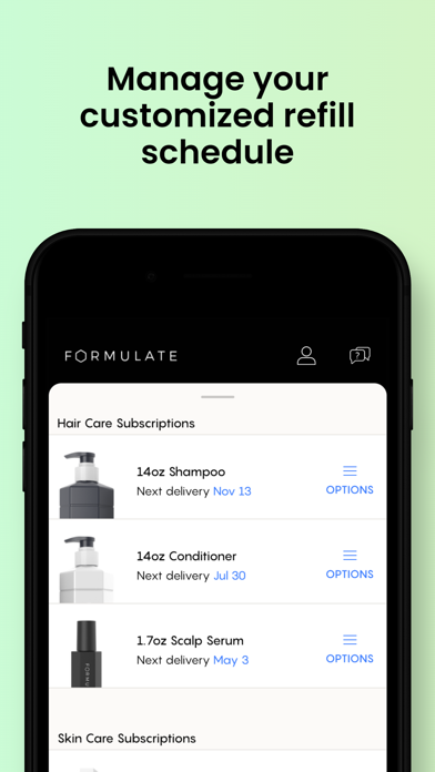 Formulate Health Screenshot