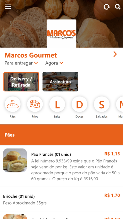 Marcos Gourmet Screenshot