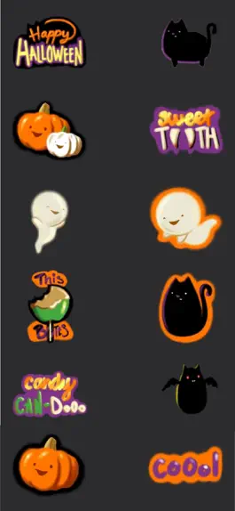 Game screenshot Halloooween Stickers apk