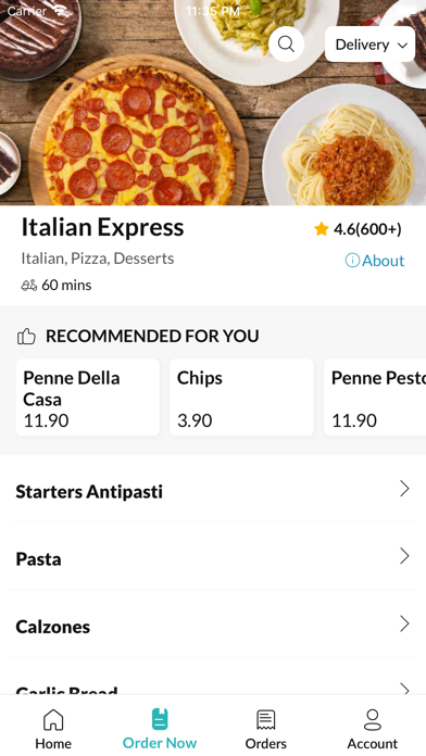 Italian Express Warrington Screenshot