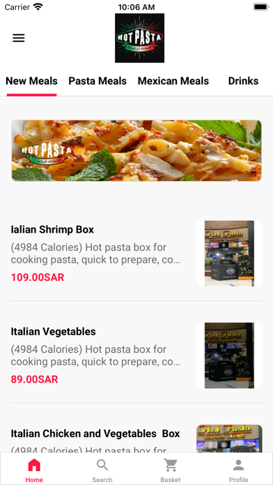 Hot Pasta KSA Screenshot