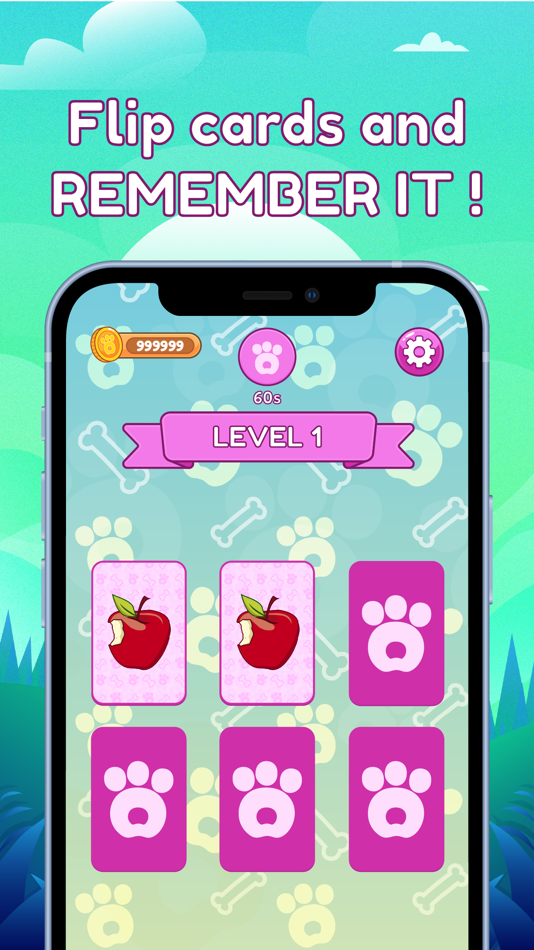 #4. Pair It Cedric: Memory Game (iOS) Podle: PurpleBug Inc.