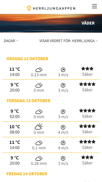 HerrljungaAppen Screenshot
