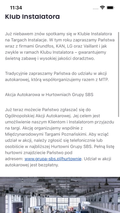 Klub Instalatora SBS Screenshot