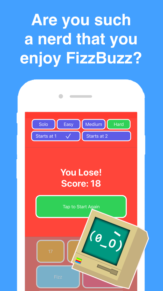 #4. FizzBuzz Battle (iOS) 由: Luke Drushell