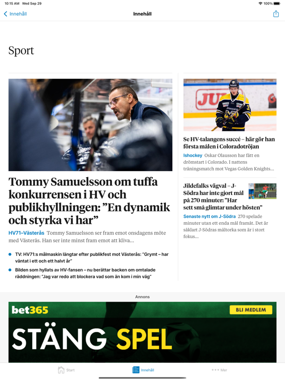 Screenshot #5 pour Jönköpings-Postens Nyhetsapp