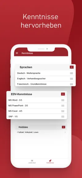 Game screenshot Bewerbungsapp - mobiler CV hack