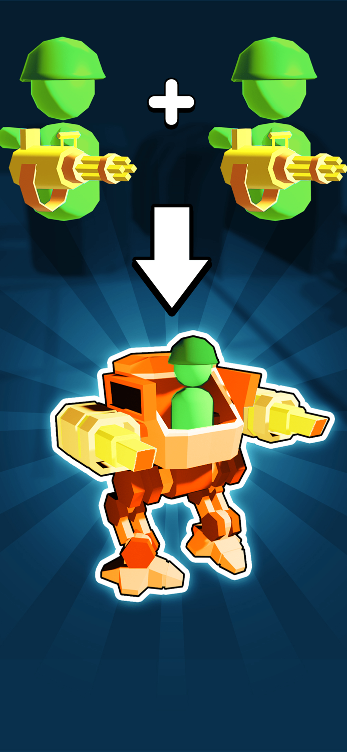 Toy army Merge Defense