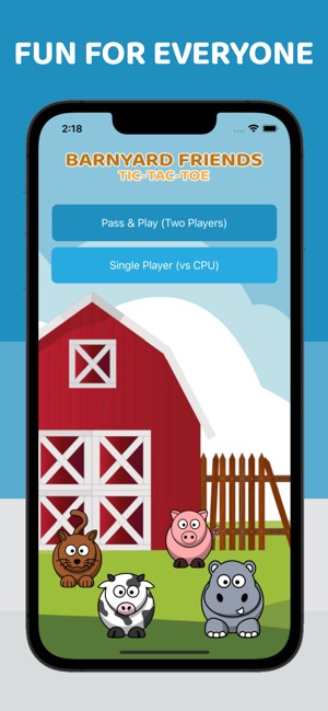 Barnyard Friends TicTacToe by Xtype Media, LLC