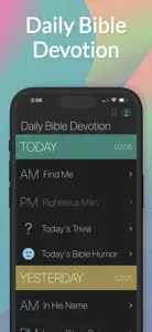 Daily Bible Devotion screenshot #1 for iPhone