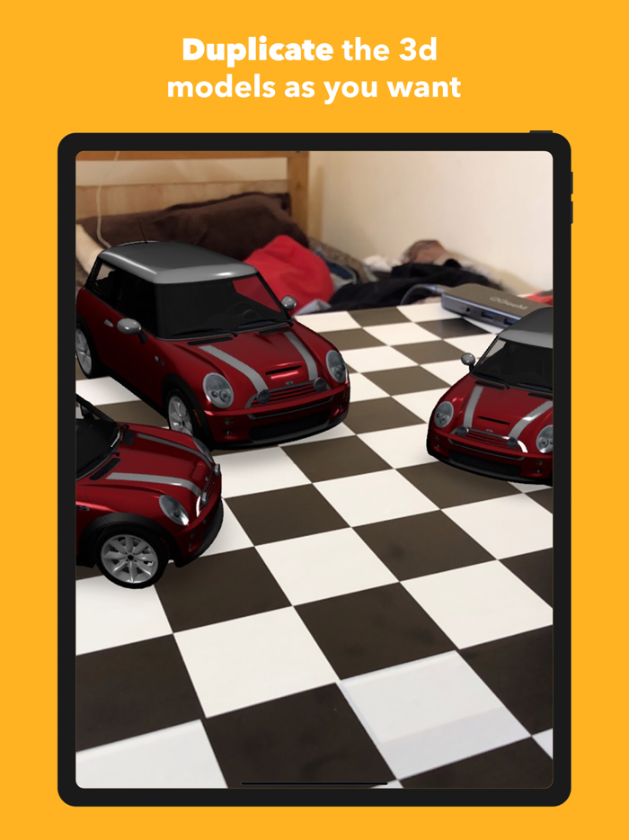 AR Cars place cars like real