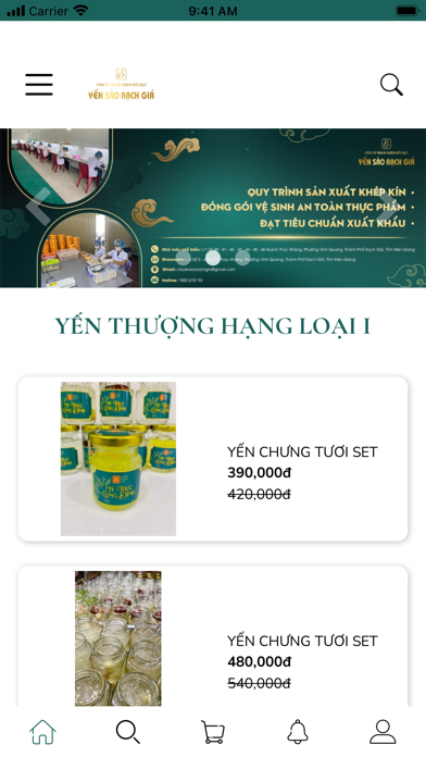 Yến Sào Rạch Giá Screenshot