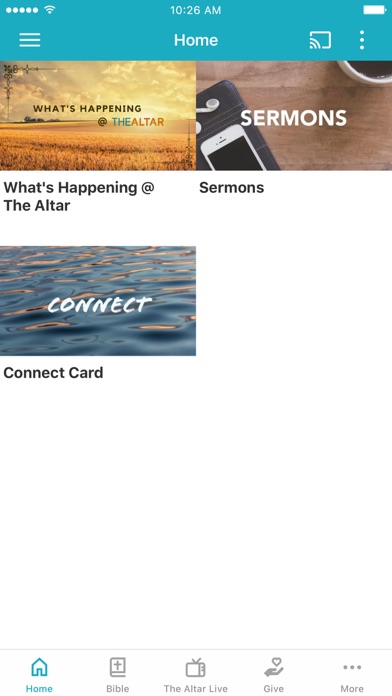 The Altar Church App Screenshot