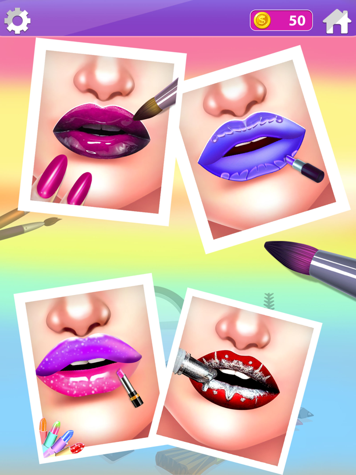 Lip Art Makeup Lipstick Games