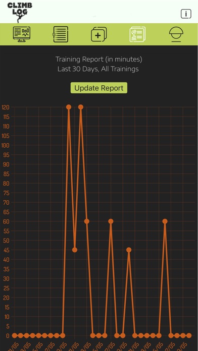 Climb Log Screenshot