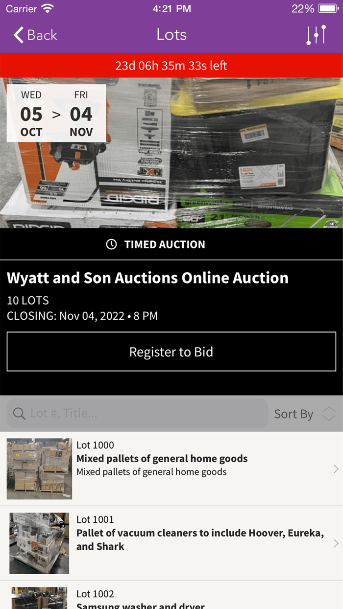 Wyatt and Son Auctions