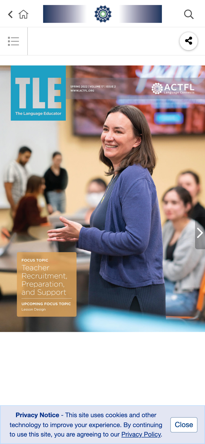 The Language Educator Magazine