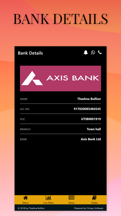 Thashna Bullion Live Screenshot