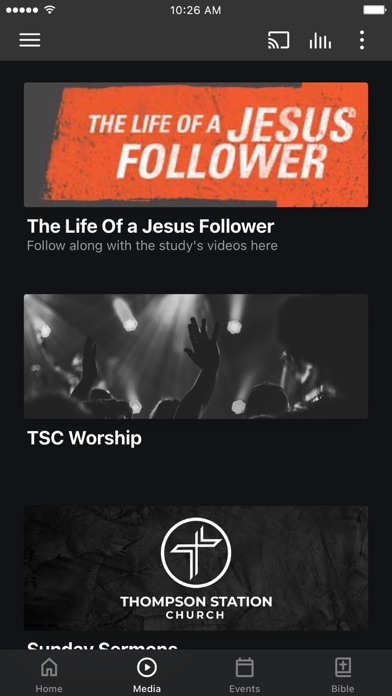 Thompson Station Church App Screenshot