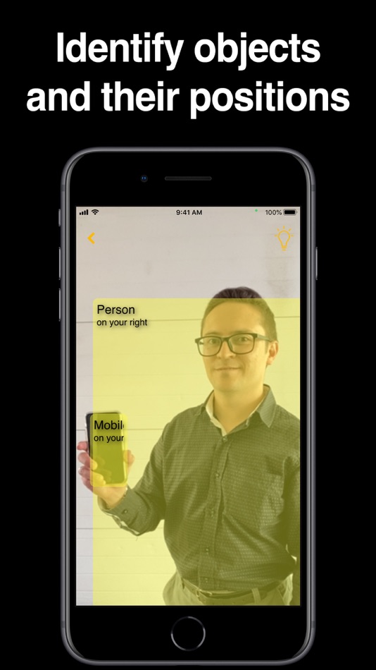 #1. Vision: for blind people (iOS) De: Carlos Obando