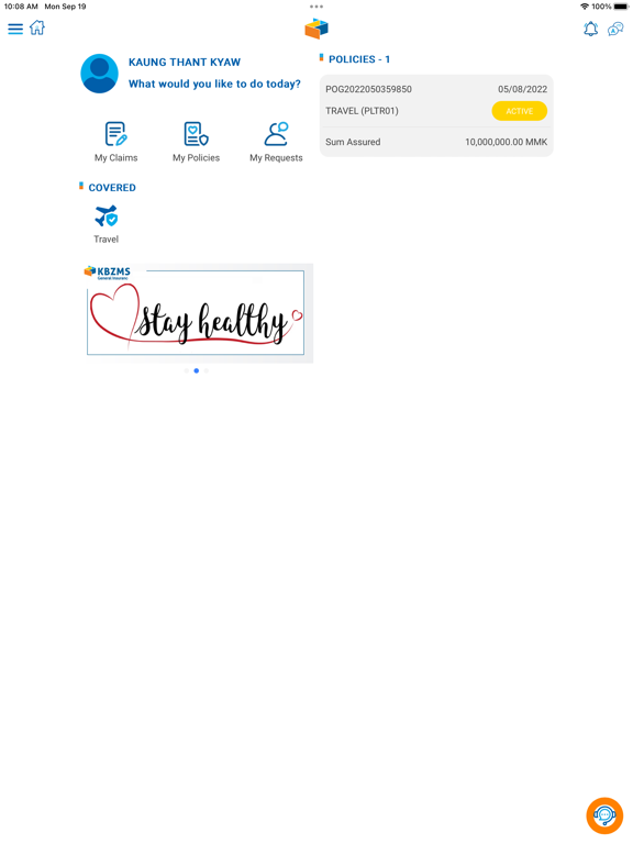 App screenshot