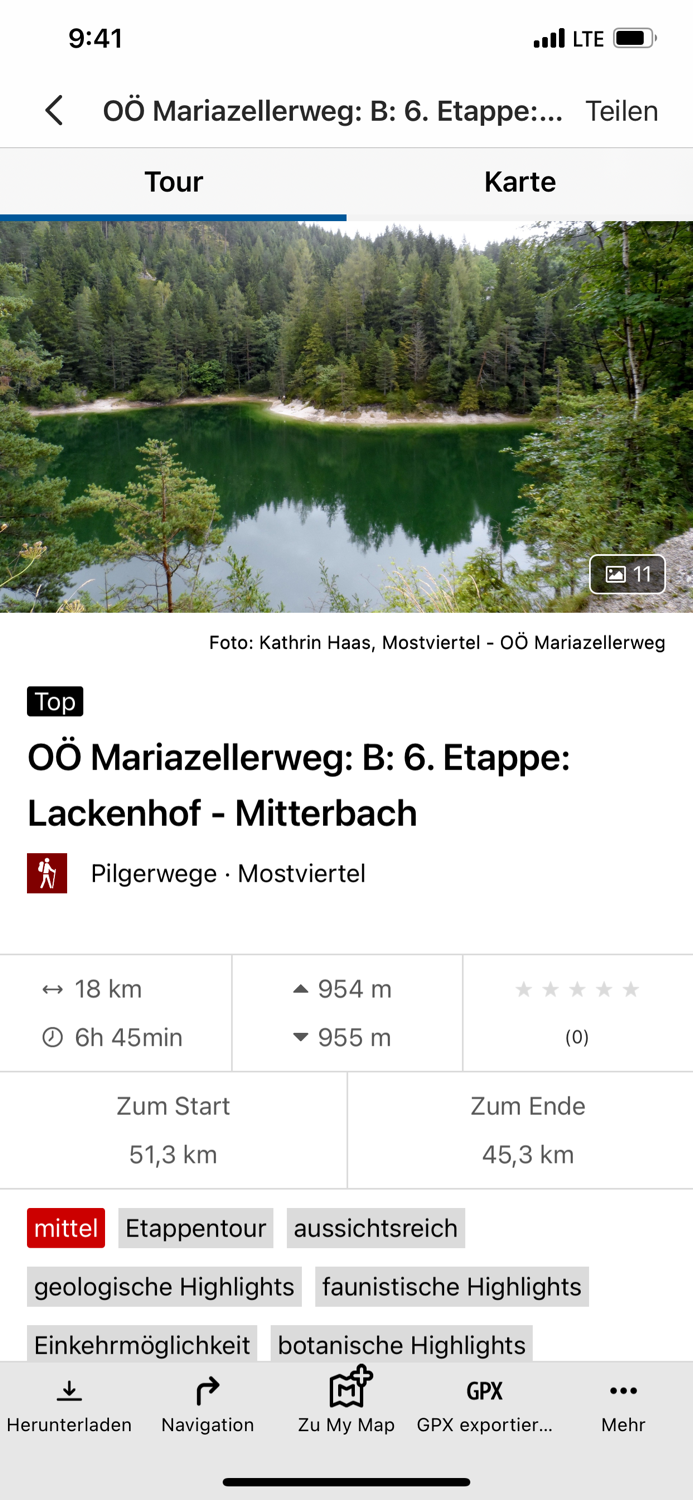 Pilgern in Niederösterreich