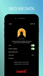 ivanti tunnel™ iphone screenshot 1