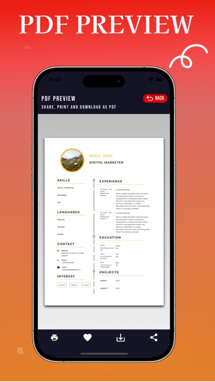Pro Resume Builder: CV Maker screenshot-4