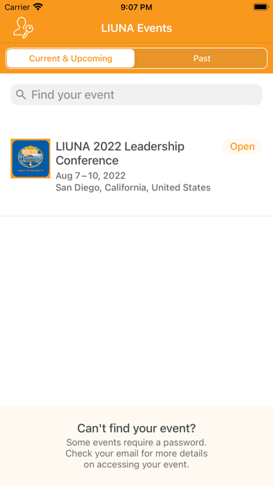 LIUNA Events screenshot 2